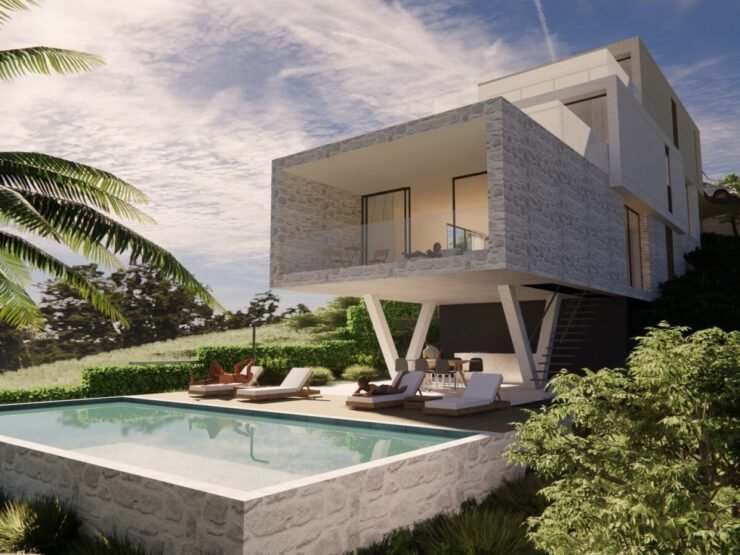 Modern Villa with Panoramic Sea View – Preko